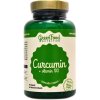 Vitamín a minerál GreenFood Curcumin + Vitamín D3 60 kapslí