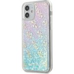 Pouzdro Guess iPhone 12 mini Gradient Liquid Glitter 4G růžové – Zboží Mobilmania