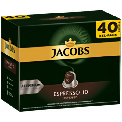 Jacobs Espresso Intenso 10 kapsle pro Nespresso 40 ks – Zboží Mobilmania