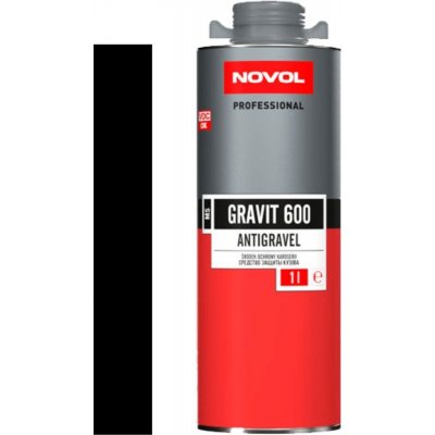 NOVOL ochrana podvozků GRAVIT 600 černý 1 l – Zbozi.Blesk.cz