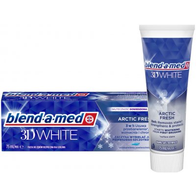Blend-a-med 3D White Arctic Fresh bělicí 75 ml – Hledejceny.cz