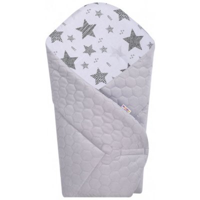 Baby Nellys zavinovačka Velvet Starmix šedá – Hledejceny.cz