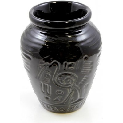 PijuMaté Kalabasa keramická černá s motivem KA 32 240 ml