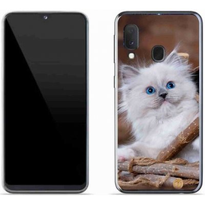 Pouzdro mmCase Gelové Samsung Galaxy A20e - bílé kotě – Zbozi.Blesk.cz