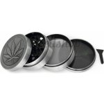 WeedShop čtyřdílná drtička s listem – Zboží Dáma