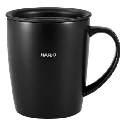 Hario SMF 300 termohrnek s ouškem černá 300 ml