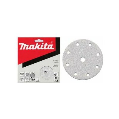 Makita, spol. s r.o. papír brusný suchý zip 150mm 9 děr K120, 10ks – Zboží Dáma