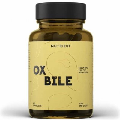 Nutriest Ox-Bile hovězí žluč 60 kapslí – Hledejceny.cz