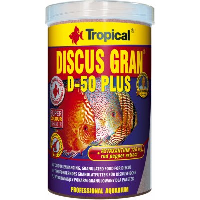 Tropical Discus Gran D-50 Plus 100 ml, 55 g – Hledejceny.cz