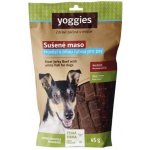 Yoggies Sušené Hovězí maso s rybou pro psy proužky 45 g – Sleviste.cz