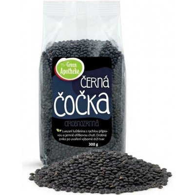 Green Apotheke Čočka černá neloupaná 300 g – Hledejceny.cz