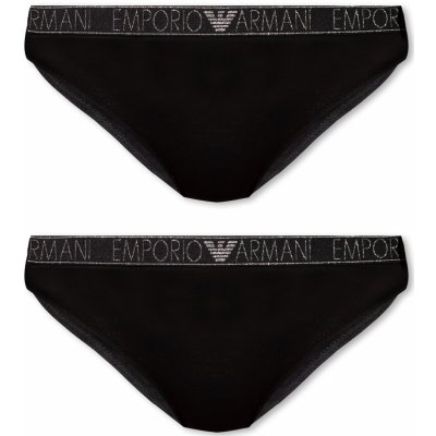 Emporio Armani Underwear Sada 2 kusů kalhotek 163334 3F223 00020 Černá – Zboží Mobilmania