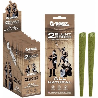 G-Rollz blunt All Natural Pre-Rolled Hemp Wraps 2 ks – Zboží Dáma