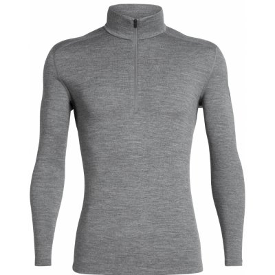 Icebreaker mens 260 tech ls half zip gritstone hthr – Zboží Mobilmania