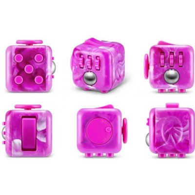 Antistresová kostka Zuru Fidget Cube růžový mramor – Zboží Dáma