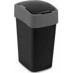 Curver Flipbin 45 l šedý / černý – Zboží Dáma