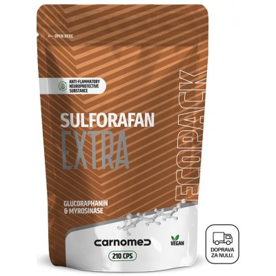 CarnoMed Sulforafan EXTRA ECOPACK 210 kapslí – Hledejceny.cz