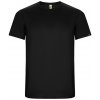 Pánské Tričko Roly tričko Imola sportovní krátký rukáv pánské E0427-02 černá