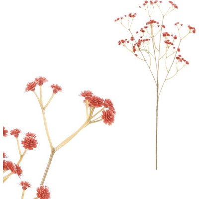 Umělá větev Gypsophila 0,04 kg červené květy – Hledejceny.cz