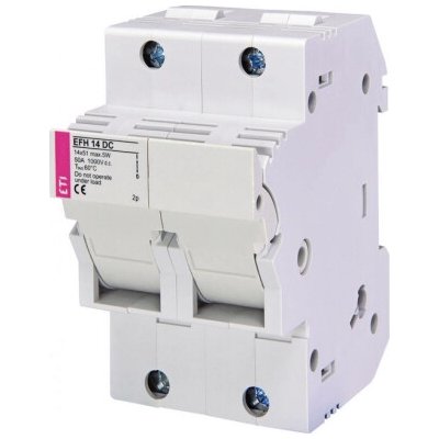 Pojistkový odpínač ETI EFH 14 DC 2P 1000VDC 50A pro válcové pojistky 14x51 gPV 002560203 – Hledejceny.cz
