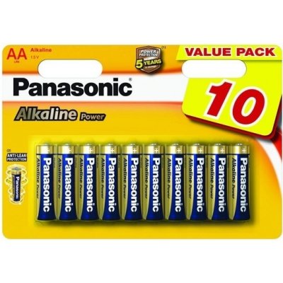 Baterie tužková AA Panasonic R06 10ks – Sleviste.cz