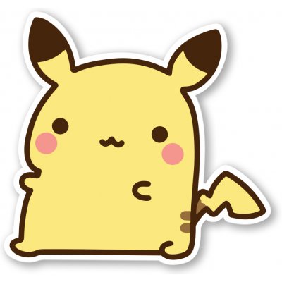 Pokémon Samolepka Pusheen Pikachu – Zbozi.Blesk.cz