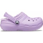 Crocs Classic Lined Clog K Ord fialová – Zboží Dáma