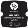 UV gel BIO nails BB FIBER WHITE jednofázový hypoalergenní gel 5 ml