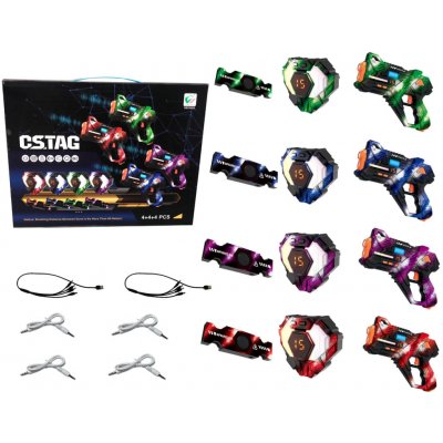 RKToys Laser Tag sada 4 pistolí s terči a senzory – Hledejceny.cz