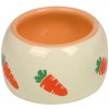 Miska pro hlodavce Nobby CARROT keramická miska 8 x 4,5 cm