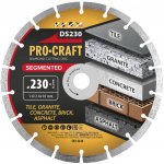 Procraft DS230 Diamantový řezný kotouč segmentový 230mm – Hledejceny.cz
