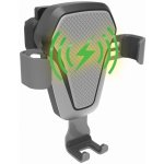 Compass Držák telefonu LUKE-V bezdrátové nabíjení 10W silver 06295 – Zboží Živě