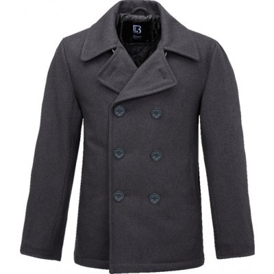 Brandit kabát Pea Coat anthracite – Sleviste.cz