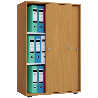 VCM Kancelářská skříň Lona XL, buk – Sleviste.cz