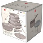 BERLINGERHAUS Sada nádobí s titanovým povrchem 13 kusů Taupe Nordic Collection BH-8422 – Sleviste.cz