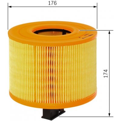 Vzduchový filtr BOSCH F 026 400 029 – Hledejceny.cz