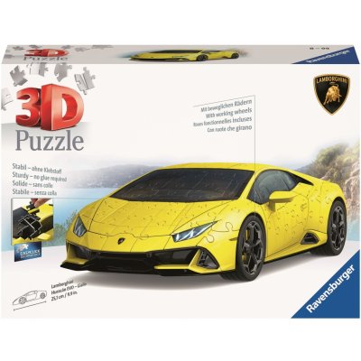 Ravensburger 3D Puzzle Lamborghini Huracán Evo Žluté 108 ks – Zbozi.Blesk.cz