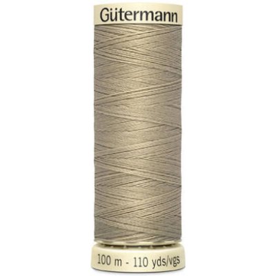 Nit PES Gütermann 100 (100m) - univerzální barva 131 - béžová – Sleviste.cz