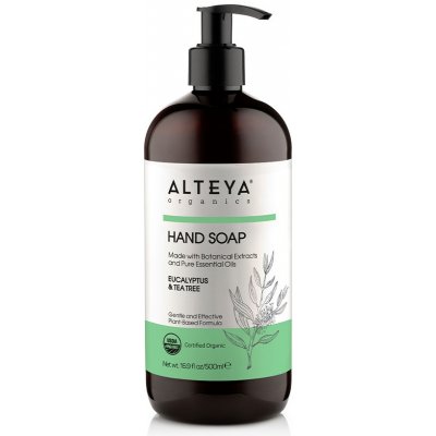 Alteya Organics tekuté mýdlo Eucalyptus & Tea Tree Bio 500 ml – Sleviste.cz