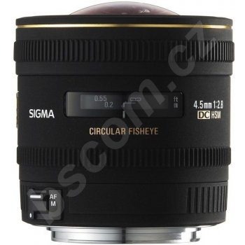 SIGMA 4,5mm f/2.8 EX DC CIRCULAR FishEye HSM Canon