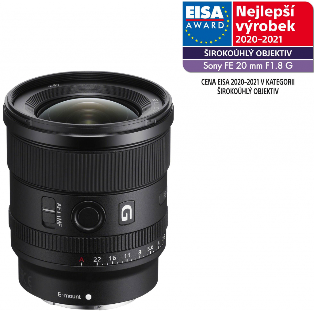 Sony FE 20mm f/1.8 G E od 27 869 Kč - Heureka.cz