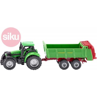 Siku Traktor Deutz s rozmetadlem hnoje 1:87