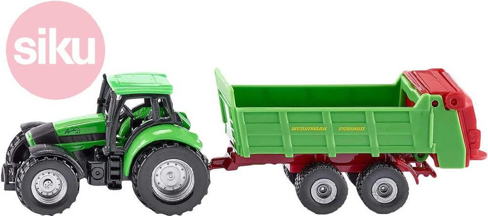 Siku Traktor Deutz s rozmetadlem hnoje 1:87