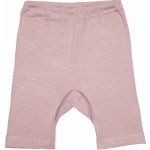 Cosilana Dětské dívčí kraťasy z merino vlny bavlny a hedvábí růžový melír – Sleviste.cz