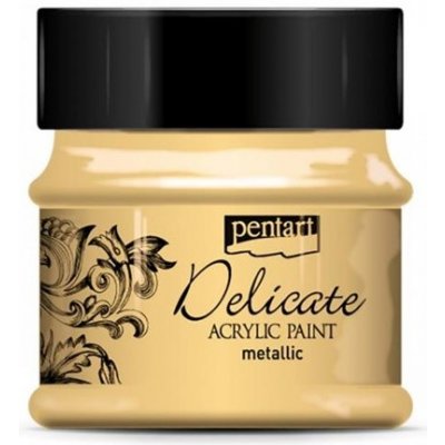 PentArt akrylová metalická barva Delicate Glamour 50ml Glamour zlatá – Zboží Mobilmania