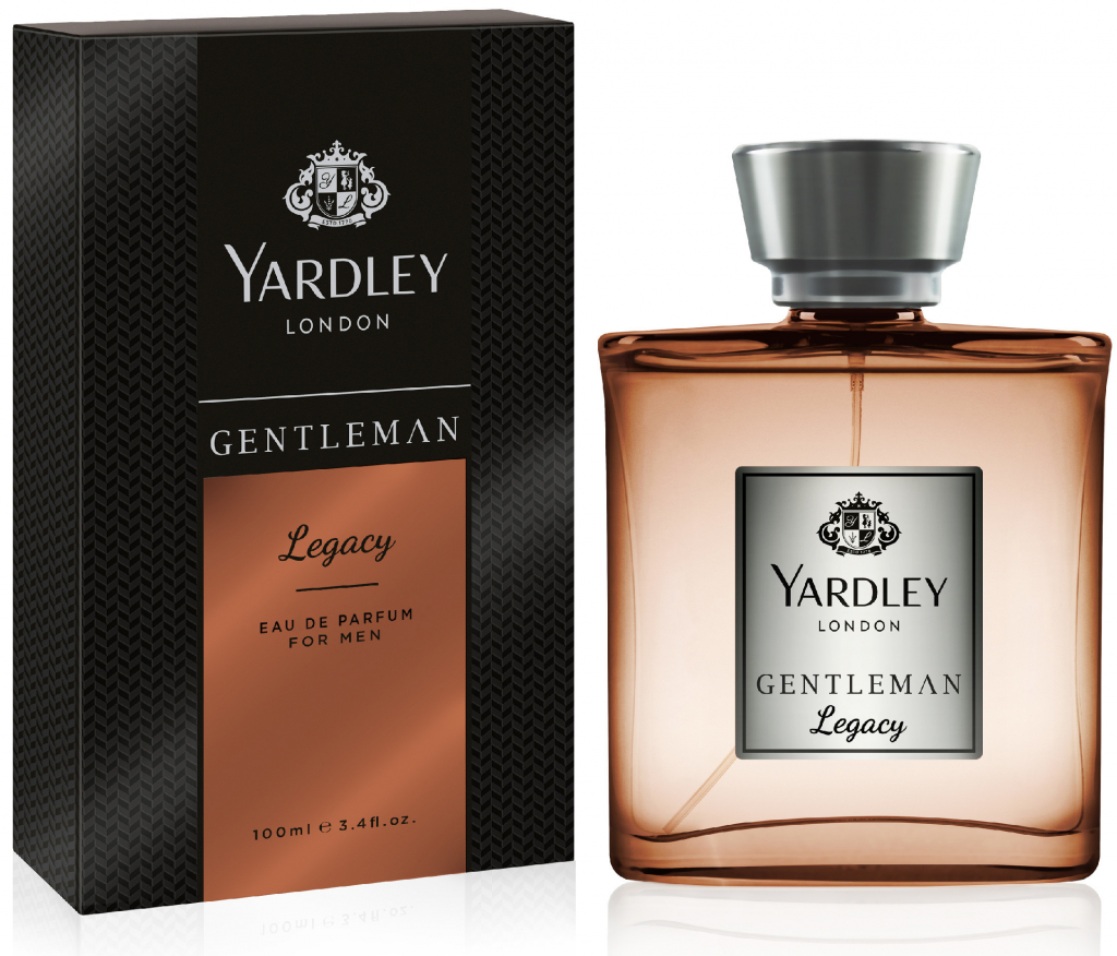 Yardley Gentleman Legacy parfémovaná voda pánská s vůní růžového pepře mandarinky a kakaa 100 ml