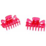 Barevné skřipce na vlasy, 2 ks Barva: růžová – Sleviste.cz