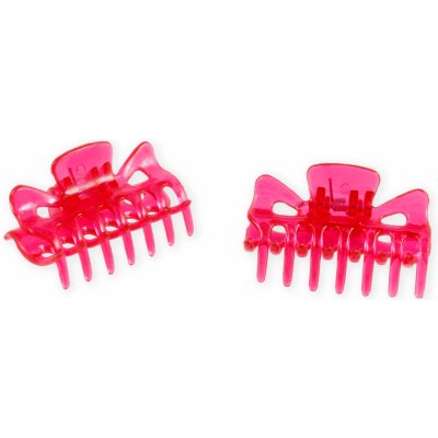 Barevné skřipce na vlasy, 2 ks Barva: růžová – Sleviste.cz