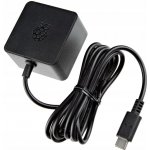 Napájecí zdroj Raspberry Pi 5 USB-C 27W 5.1V 5A Oficiální Černý – Zboží Živě