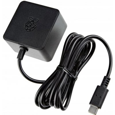 Napájecí zdroj Raspberry Pi 5 USB-C 27W 5.1V 5A Oficiální Černý – Zboží Živě